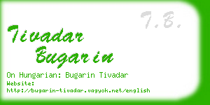 tivadar bugarin business card